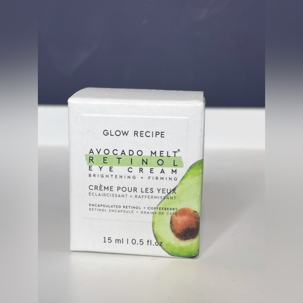 Glow Recipe Avocado Melt Retinol Eye Cream NIB 15 mL/ 0.5 fl oz  $42 Full Size